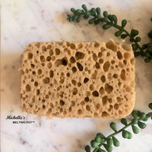 Load image into Gallery viewer, Tan Exfoliating Foam Bath Sponge 3 Pack
