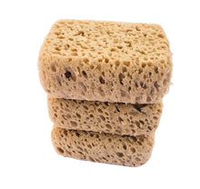 Load image into Gallery viewer, Tan Exfoliating Foam Bath Sponge 3 Pack
