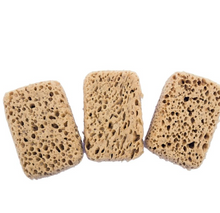 Load image into Gallery viewer, Tan Exfoliating Foam Bath Sponge 3 Pack
